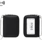 Porte-carte en accordéon avec protection RFID et porte-clés