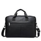 Serviette business en cuir véritable pour homme - sacoche ordinateur 15,6 pouces