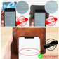 Portefeuille homme cuir véritable trifold RFID compact avec porte-cartes et billets