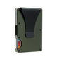Porte-cartes RFID en fibre carbone et aluminium slim avec clip billets compact