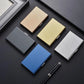 Porte-cartes RFID aluminium effet carbone compact avec fermeture clip et design élégant unisexe