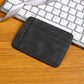Porte-cartes ultra-fin en simili cuir avec compartiments multiples pour femme et homme