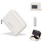Porte-carte femme ultra-fin zippé avec rangement accordéon