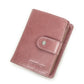 Portefeuille femme en cuir véritable avec protection RFID et porte-monnaie