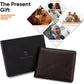 Portefeuille bifold en cuir de grain supérieur avec protection RFID