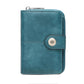 Portefeuille vintage pour femme en cuir PU avec protection RFID