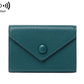Porte-carte antivol RFID en cuir litchi pour femme