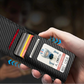 Portefeuille homme en fibre de carbone avec blocage RFID et étui aluminium