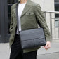 Sacoche business vintage en cuir PU pour homme - Porte-documents et sac messenger executive