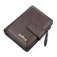 Portefeuille homme business en cuir PU avec double fermeture zippée