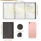 Pochette transparente pour carte grise et assurance voiture en PVC - lot de 2