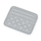 Porte-carte de luxe en cuir de mouton ultra-mince avec motif en damier