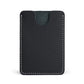 Porte-carte ultra-fin en cuir de vachette pleine fleur pour homme et femme