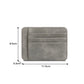 Porte-cartes ultra-fin en simili cuir avec compartiments multiples pour femme et homme