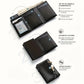 Portefeuille homme compact en PU avec porte-cartes automatique RFID et zip