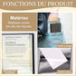 Pochette transparente pour carte grise et assurance voiture en PVC - lot de 2