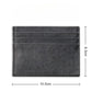 Porte-cartes slim en cuir PU unisexe compact RFID minimaliste élégant