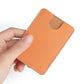 Porte-carte ultra-fin en cuir de vachette pleine fleur pour homme et femme