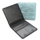 Porte-documents voiture en cuir PU pour carte grise et assurance avec fermeture bouton
