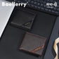 Portefeuille homme bifold en PU avec RFID, porte-monnaie zippé et porte-cartes