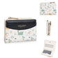 Portefeuille pour fille en cuir PU avec motifs cartoon et porte-monnaie