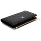 Portefeuille femme slim en similicuir avec porte-monnaie zippé et protection RFID