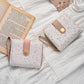 Portefeuille femme japonais chat mignon en cuir PU avec porte-monnaie zippé