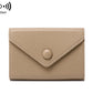 Porte-carte accordéon anti-fraude rfid en cuir pu grainé avec poche monnaie