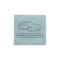 Porte-documents voiture en cuir PU pour carte grise et assurance avec fermeture à bouton