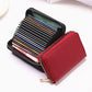 Porte-cartes zippé compact multi-emplacements 11 slots – portefeuille accordéon sécurisé