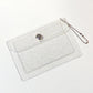 Portefeuille femme compact cuir PU avec zip et bouton pression porte-cartes multifonction