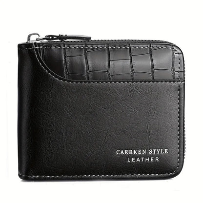 Portefeuille Business pour homme avec protection RFID et fermeture éclair