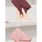 Porte-carte antivol RFID en cuir litchi pour femme