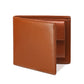 Portefeuille homme cuir véritable bifold compact avec porte-cartes et porte-monnaie