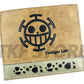 Portefeuille anime One Piece en cuir PU pour enfant et adolescent multicarte