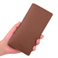 Portefeuille long homme en cuir PU avec porte-cartes et compartiments multifonctions