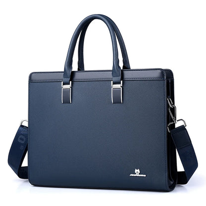 Mallette business d'executive en pvc pour homme - sacoche ordinateur et documents a4
