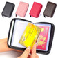 Porte-cartes zippé grande capacité avec 20 compartiments en simili cuir unisexe