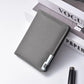 Portefeuille Business Slim à Motif Géométrique - Compact & Multi-cartes
