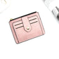 Portefeuille mixte en cuir PU avec porte-cartes et poche monnaie zippée