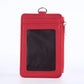 Porte-cartes compact en cuir PU avec fermeture zippée unisexe mini portefeuille