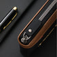 Portefeuille homme compact trifold en polyester bicolore avec porte-cartes et compartiment zippé