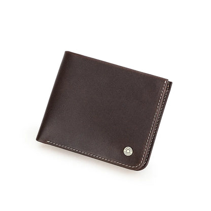 Portefeuille Slim en cuir véritable - Minimalisme RFID & Ultra-Léger