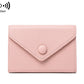 Porte-carte antivol RFID en cuir litchi pour femme