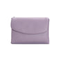 Portefeuille femme compact en cuir PU souple avec fermeture zippée et porte-monnaie