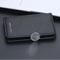 Portefeuille homme compact en cuir PU slim avec porte-cartes et compartiments intégrés