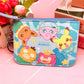 Portefeuille Pokémon Pikachu en cuir avec fermeture zippée et porte-clés