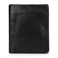 Portefeuille homme en cuir véritable vintage compact avec porte-cartes et zip sécurisé