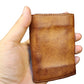 Portefeuille compact en cuir véritable vintage unisexe avec porte-cartes et porte-monnaie