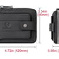 Portefeuille homme cuir véritable RFID grande capacité zip et rabat sécurisé